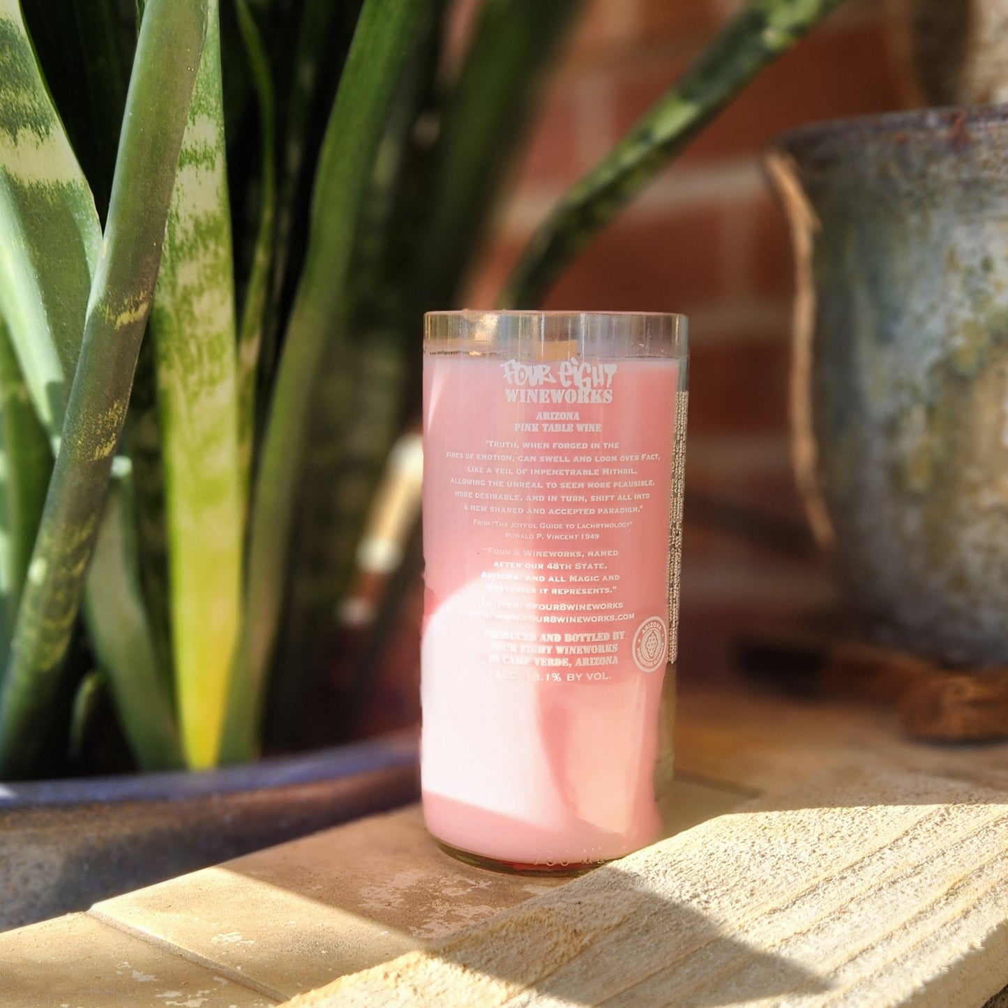 Arizona Wine Bottle Candle | Coconut Soy Wax | Custom Scent