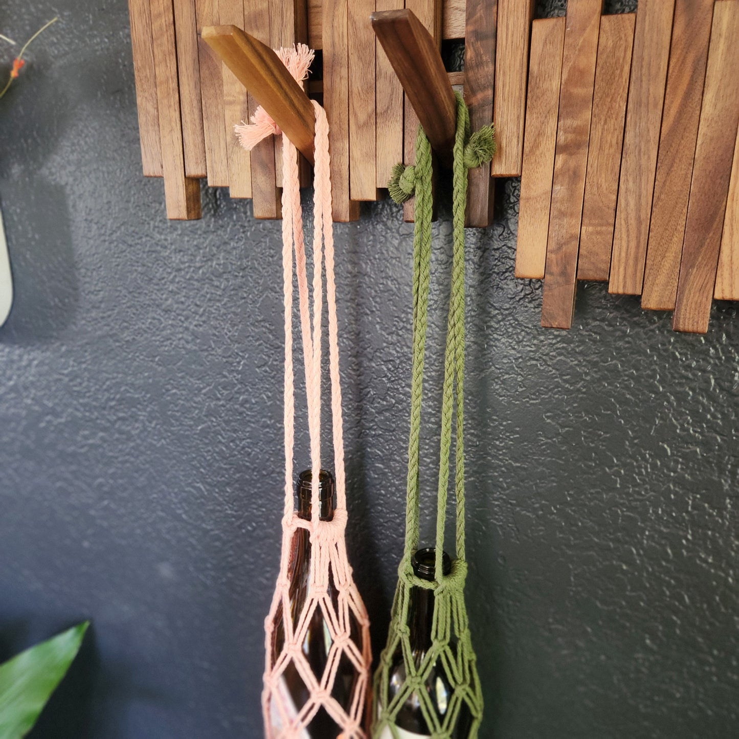 Wine Bottle Carrier | Handmade Macrame Bag