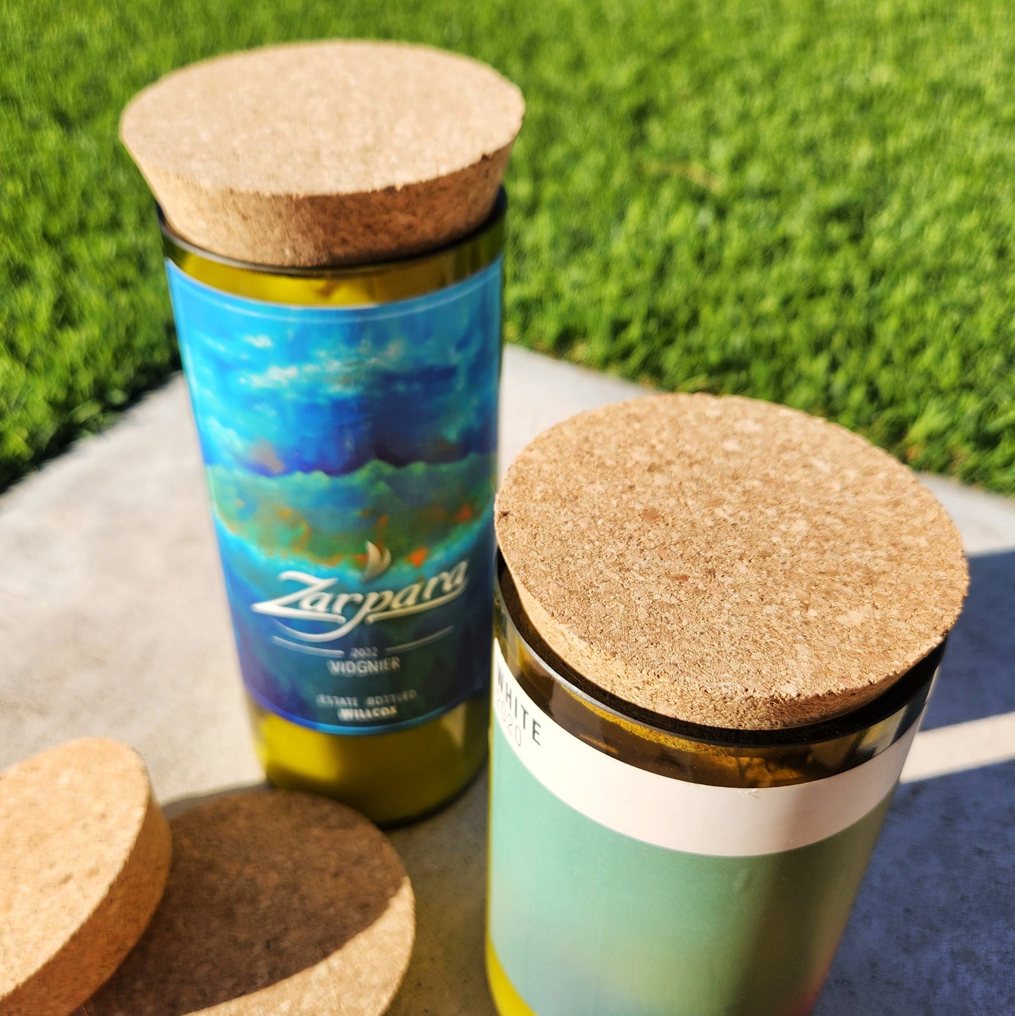 Eco-Friendly Cork Candle Lid | Sustainable Wine Bottle Candle Cover