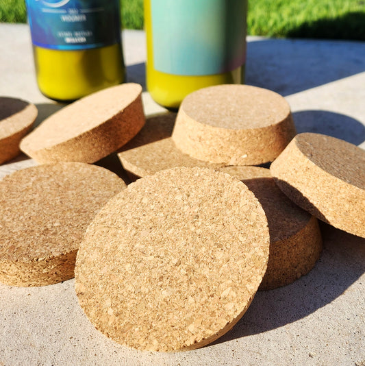 Eco-Friendly Cork Candle Lid | Sustainable Wine Bottle Candle Cover