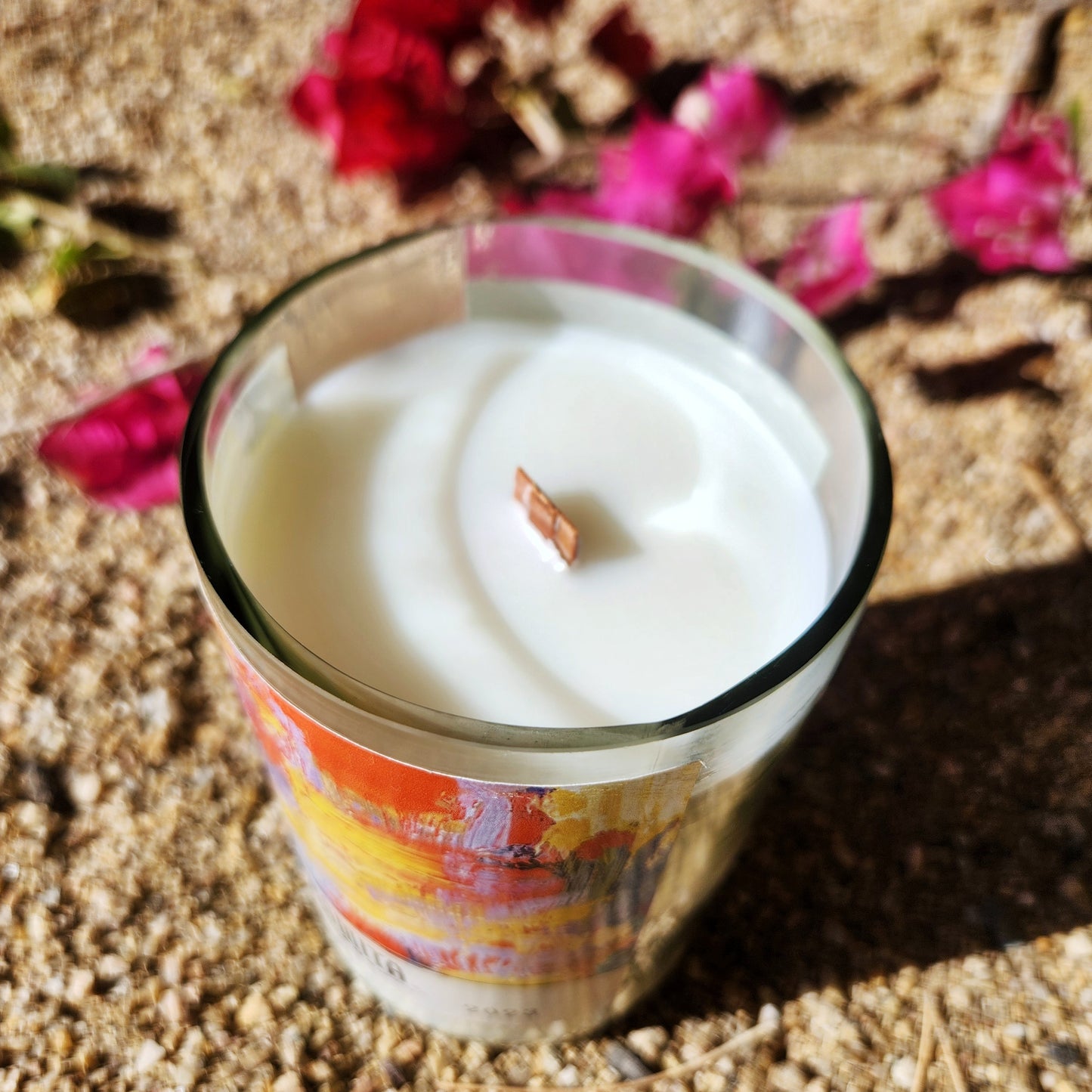 Wooden Wick Arizona Wine Bottle Candle | Clean-Burning | Custom Scent