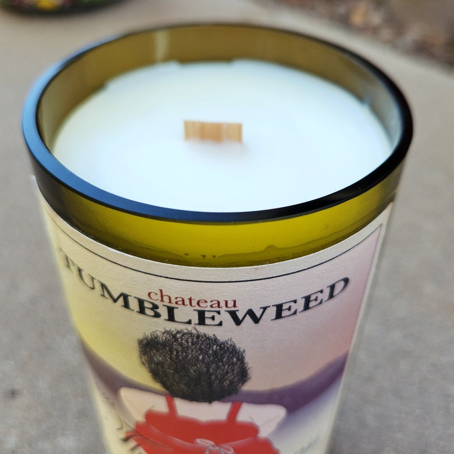 Eco-Friendly Sustainable Arizona Wine Bottle Candle | Full Bodied Scent