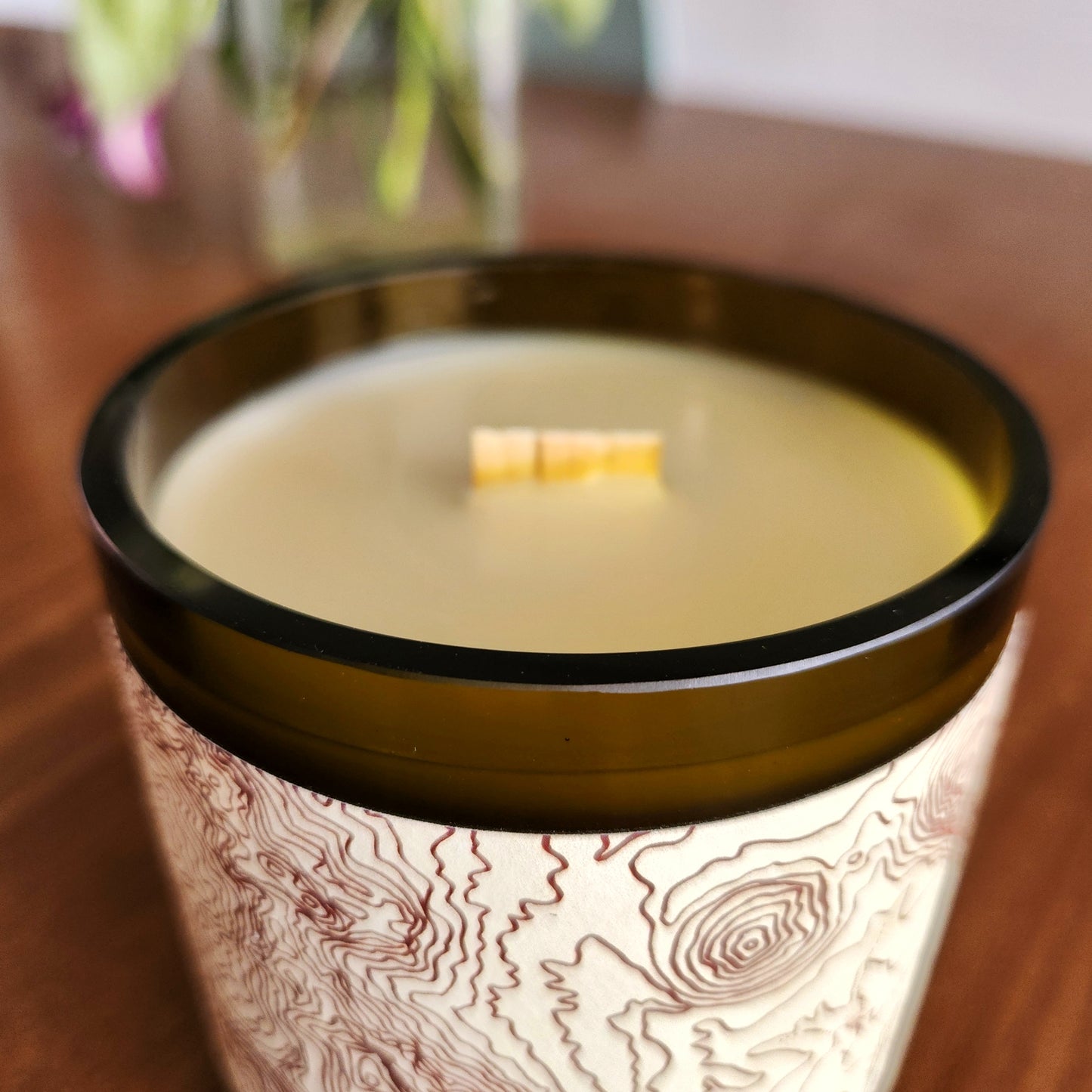 Luxury Arizona Wine Bottle Candle | Eco-Friendly & Clean-Burning | Custom Scent