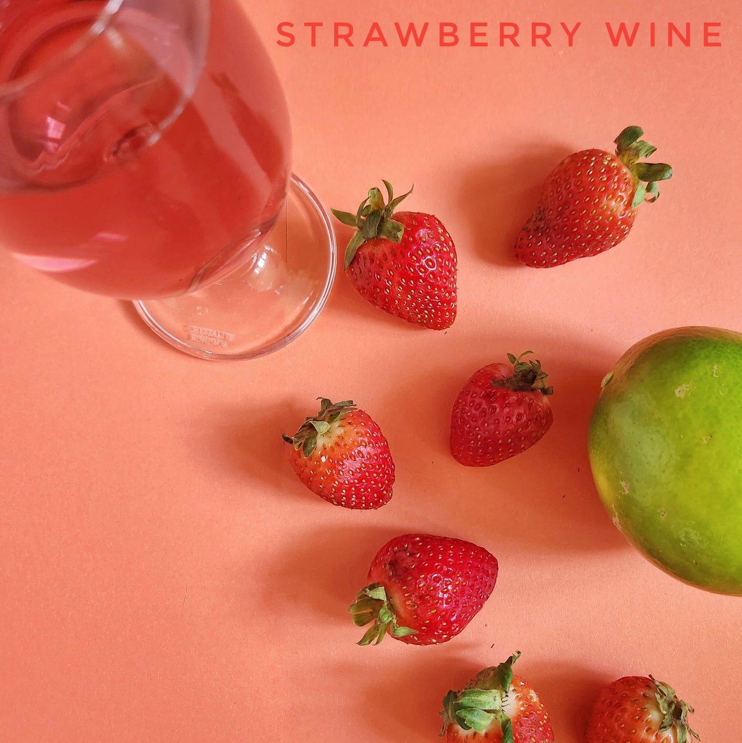 "Strawberry Wine" Scented Candle in an Up-Cycled "Arizona Stronghold" Wine Bottle