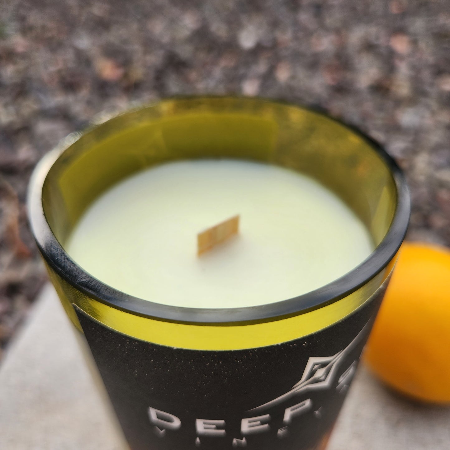 Southwest Wine Bottle Candle | Deep Sky Vineyard Bottle | Orange Grove or Custom Scent