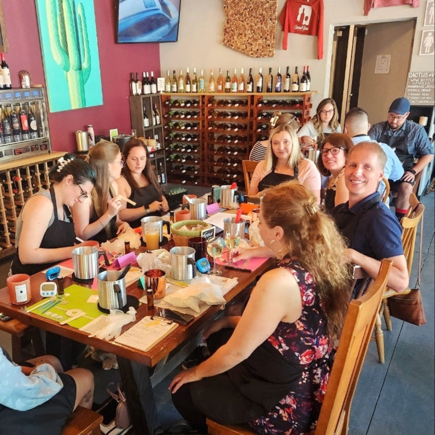 Candle Making Workshop at GenuWine AZ – November 2nd
