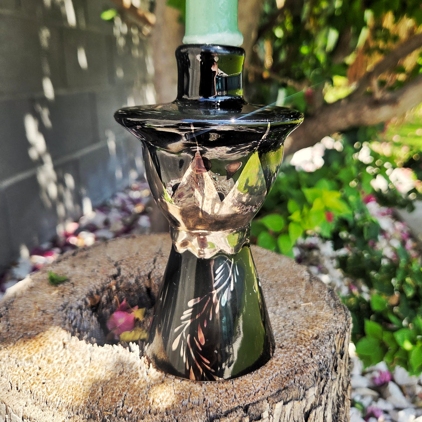 Glass Candlestick Holder | Clase Azul | Tequila Bottle