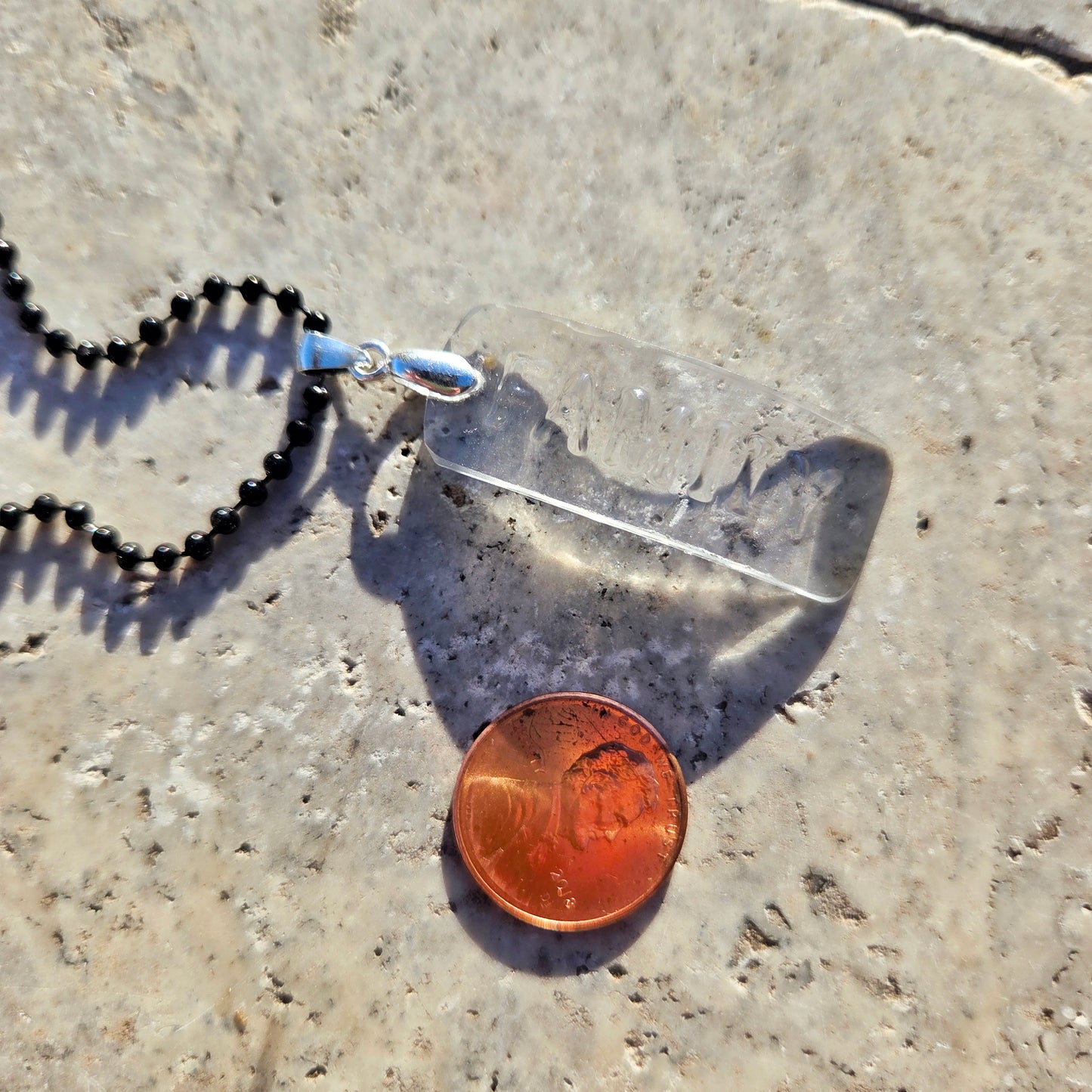 Family Glass Necklace | Reclaimed Wine Bottle Jewelry | Choose Your Chain