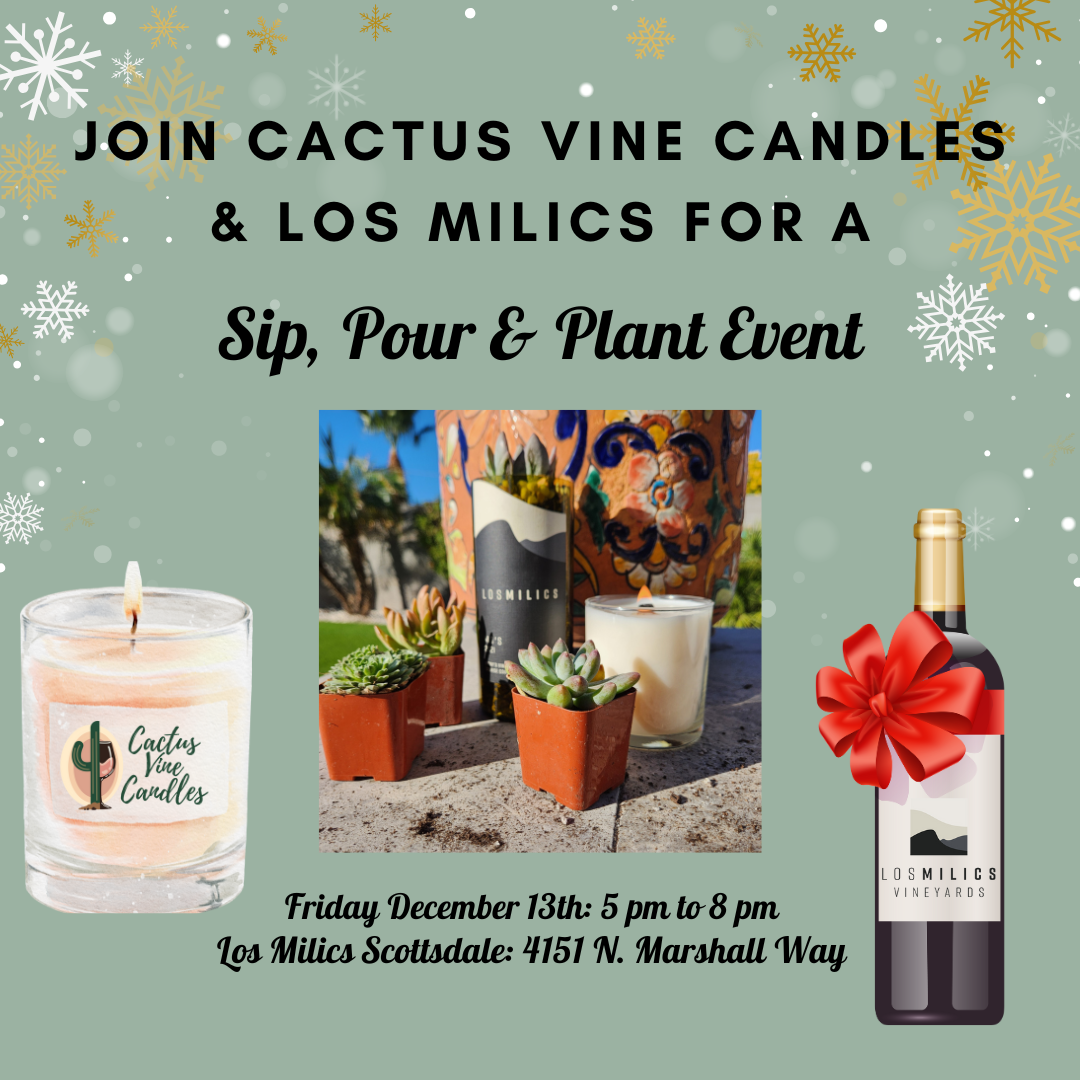 Sip, Pour, and Plant: A Creative Night at Los Milics Scottsdale