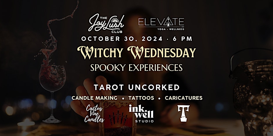 Witchy Wednesday: Tarot Uncorked & Spooky Experiences