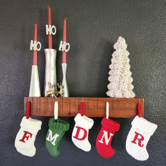 Christmas Tree Bottle Cover | Hand Crocheted | Festive & Reusable