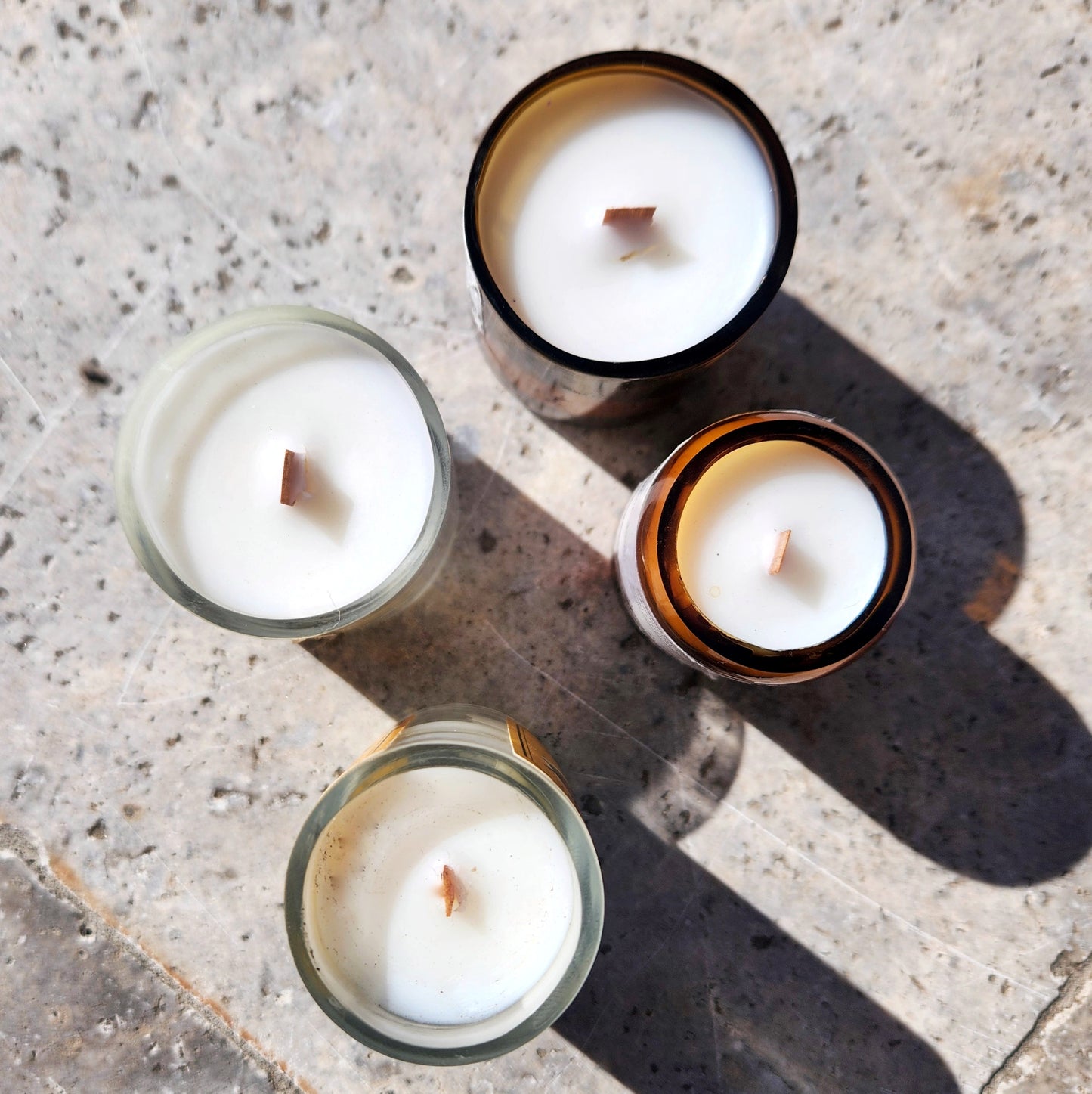 Unscented | Mini Bottle & Vial Candles