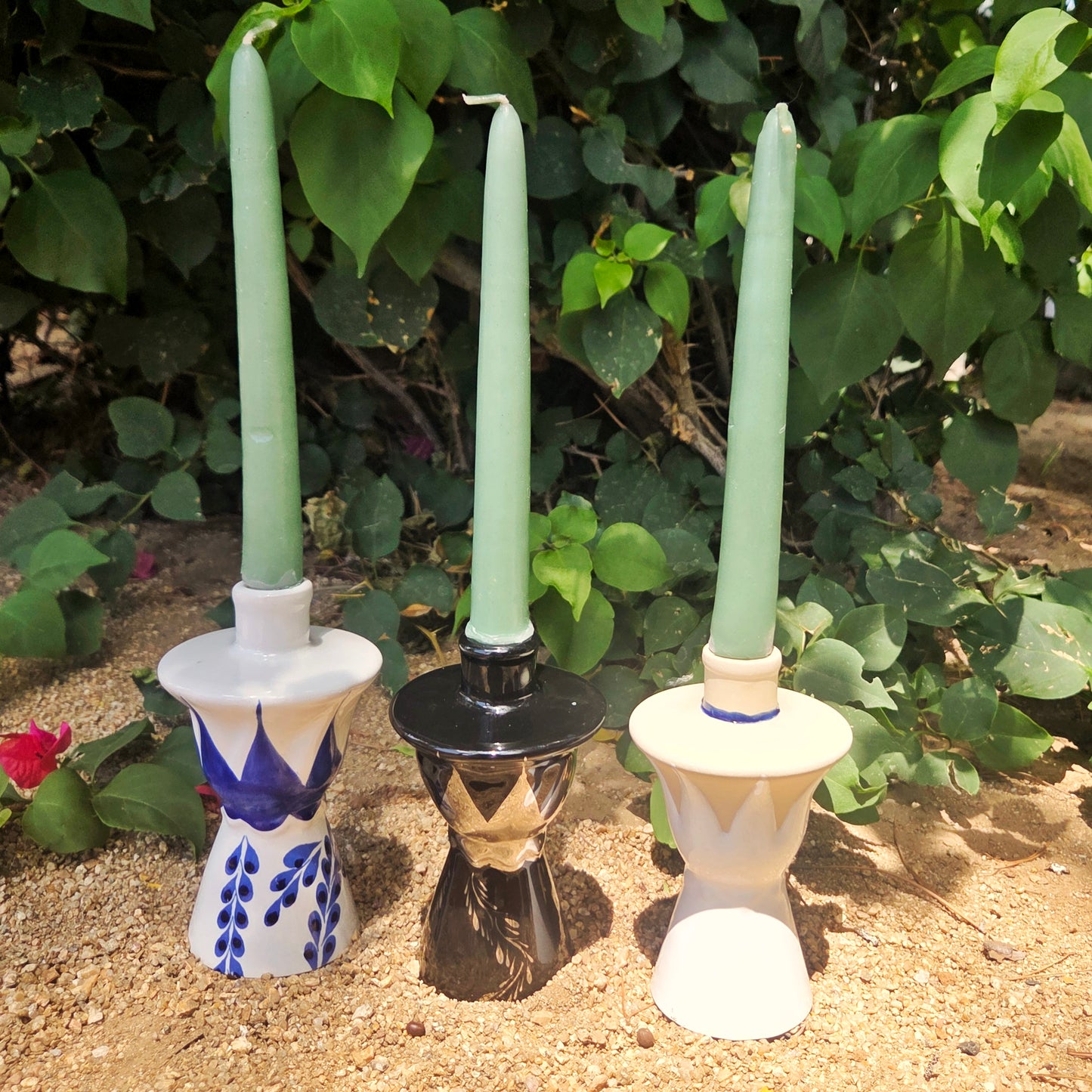Glass Candlestick Holder | Clase Azul | Tequila Bottle