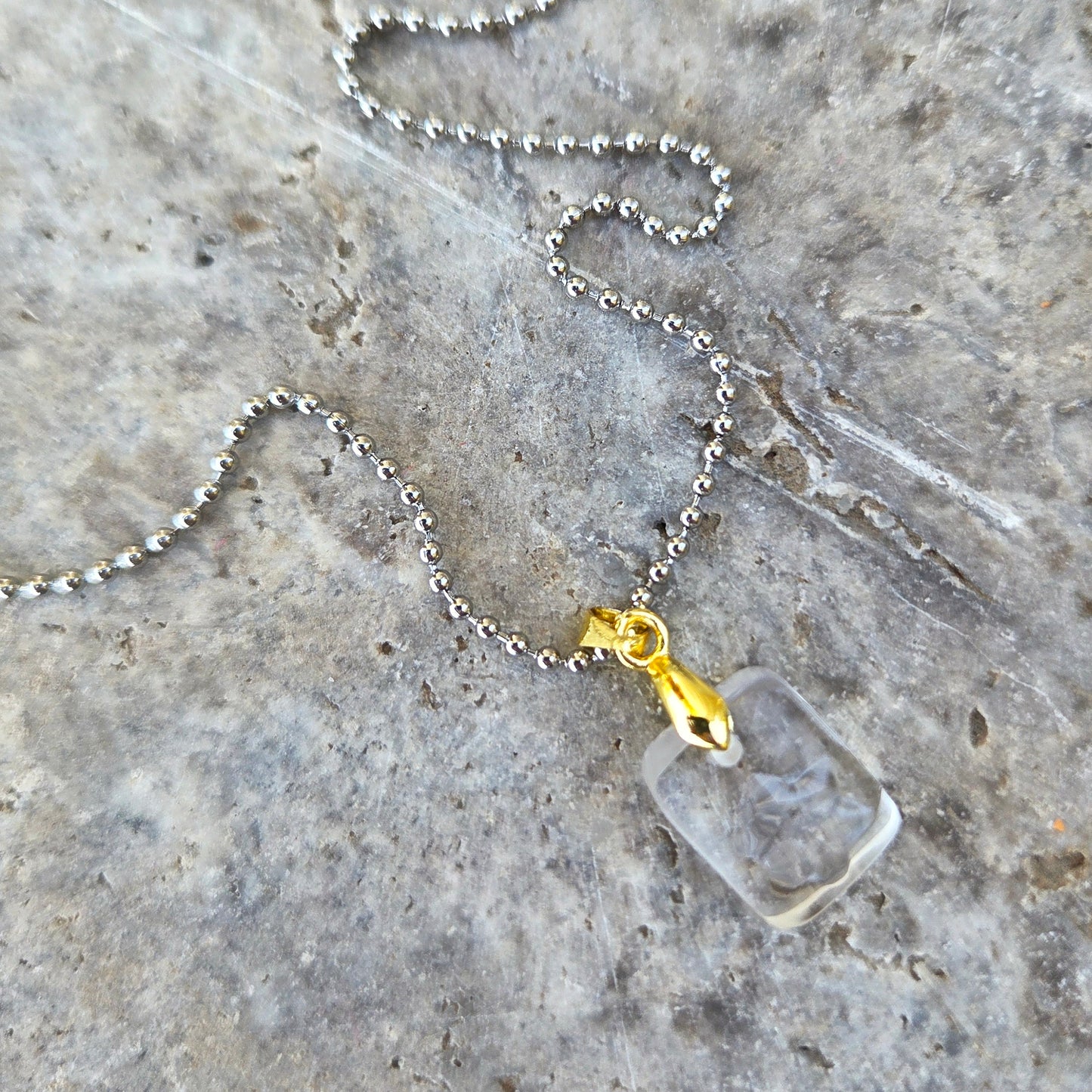 Star Necklace | Recycled Vodka Bottle Glass Pendant