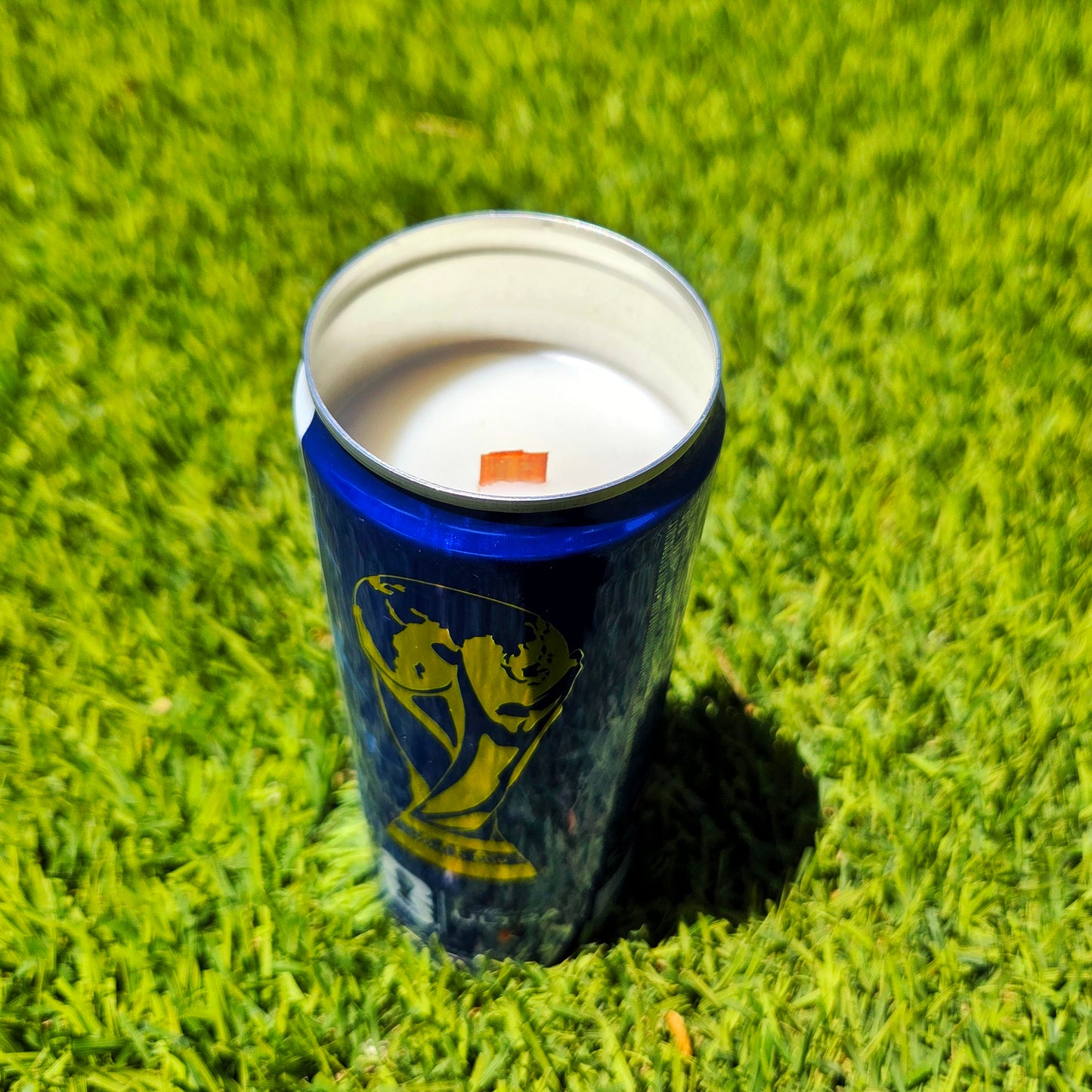 Soccer/Futbol Beer Can Candle | World Cup | Private Reserve Scent