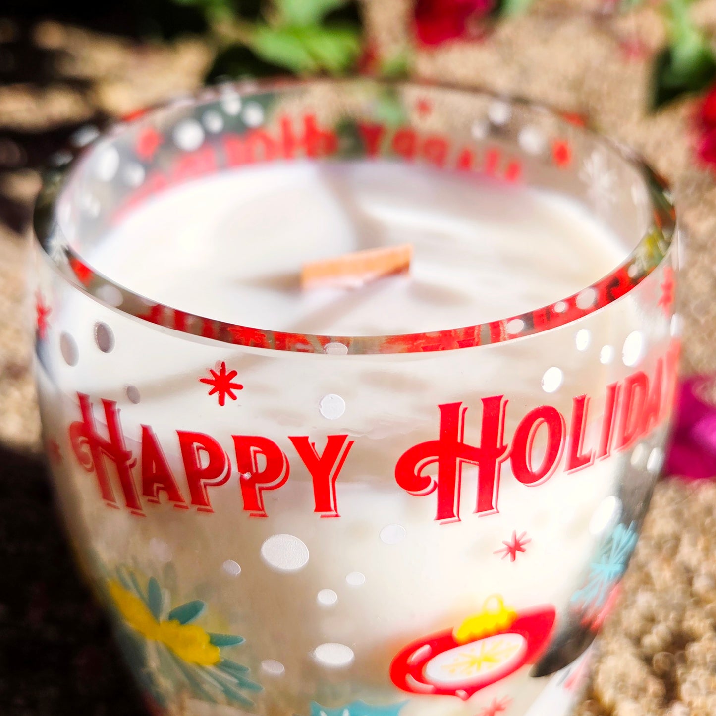 Holiday Wine Bottle Candle |Perfect Gift | Fir Tree Scent