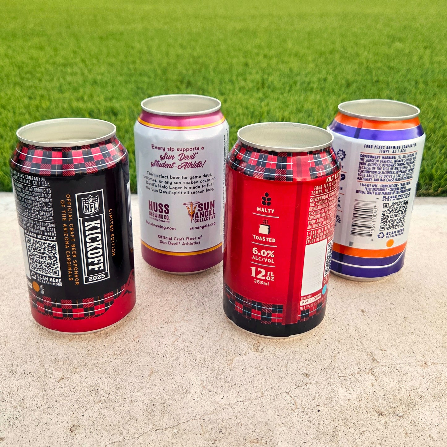 ASU Sun Devils Beer Can Candle | Upcycled 10oz | Goldwater Scent