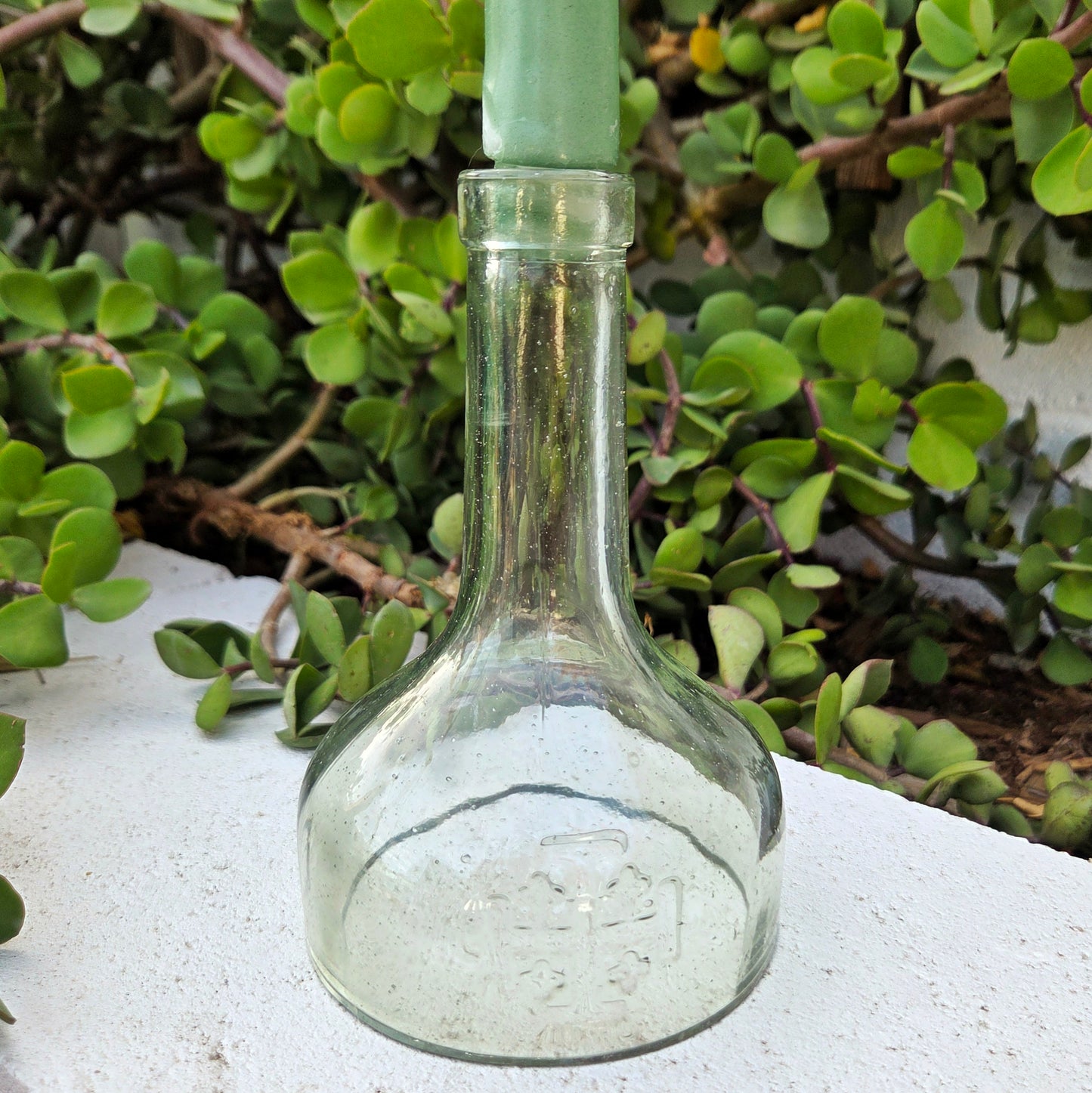 Glass Candlestick Holder | Jerusalem Cross | Tequila Bottle