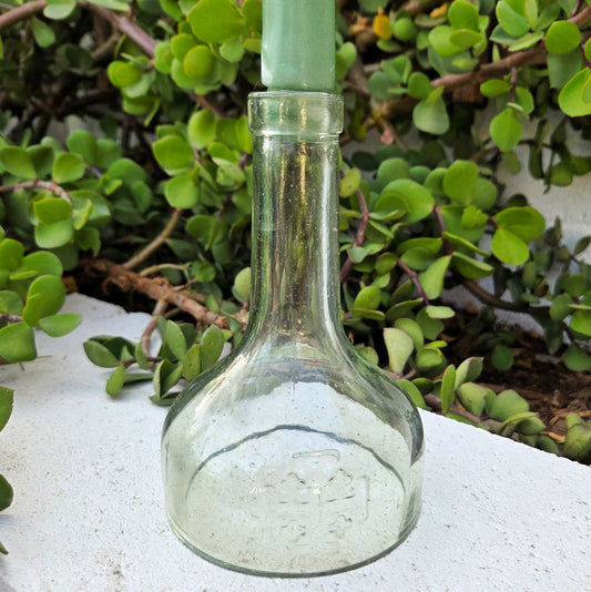 Glass Candlestick Holder | Jerusalem Cross | Tequila Bottle