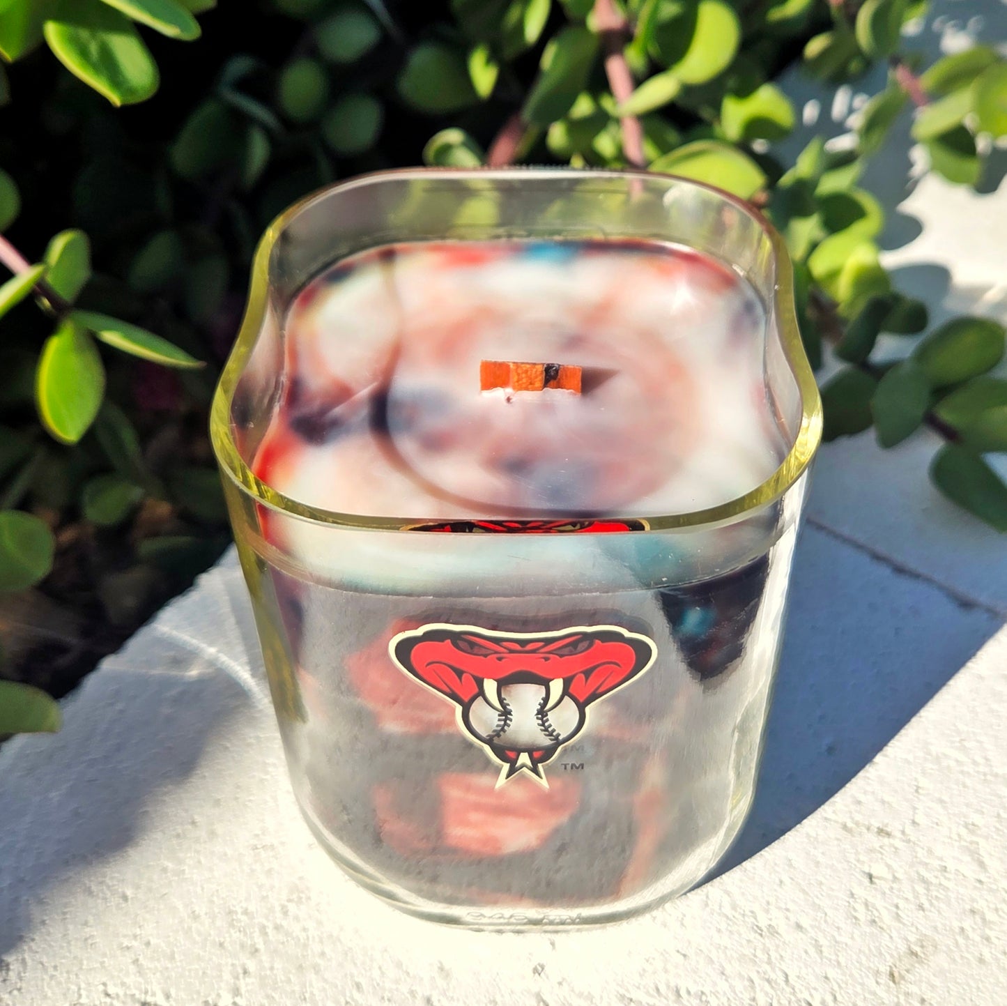 Arizona DBacks Milk Bottle Candle | Baseball Candle | Private Reserve Scent