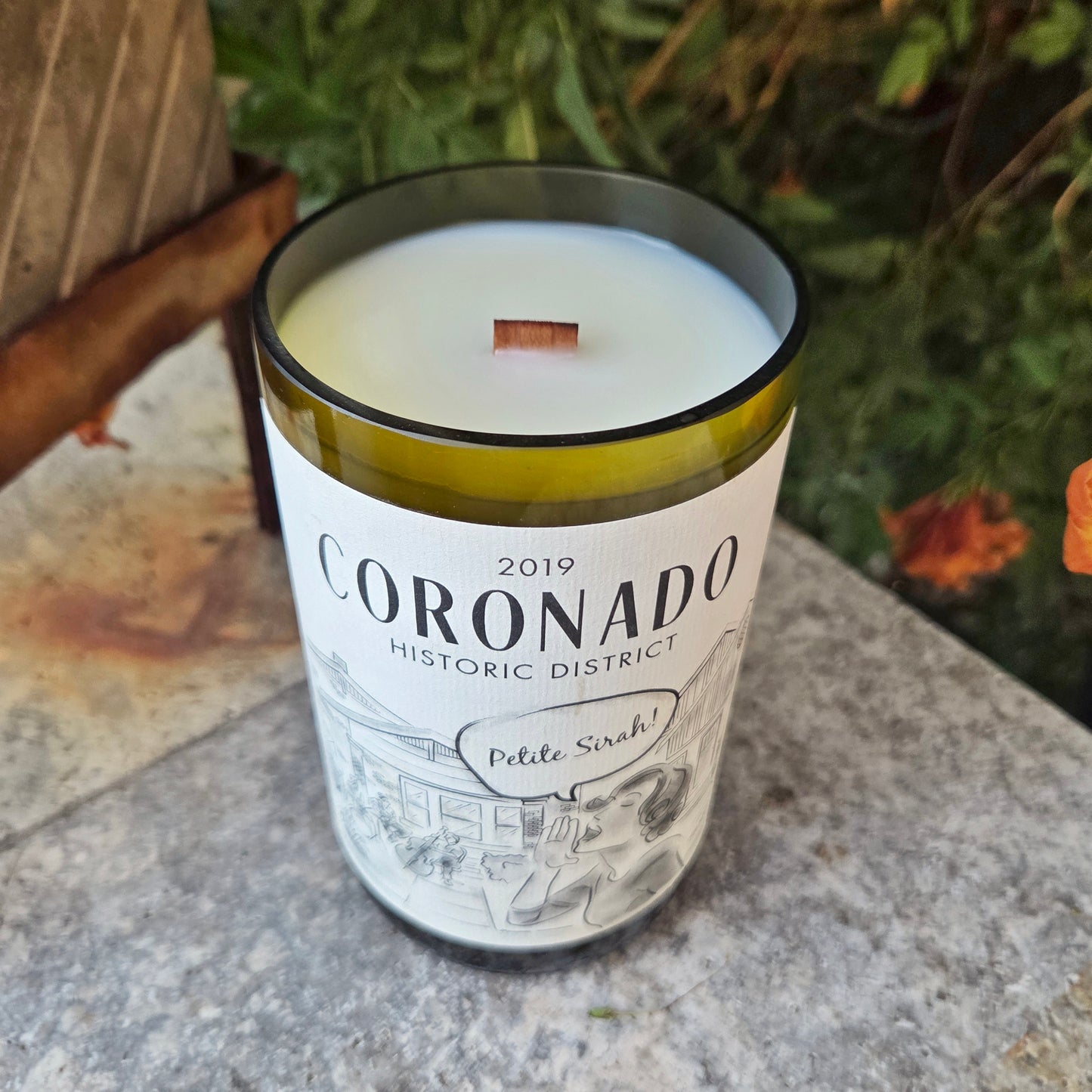 Historic Phoenix Wine Bottle Candle | Coronado District | Choose Your Scent