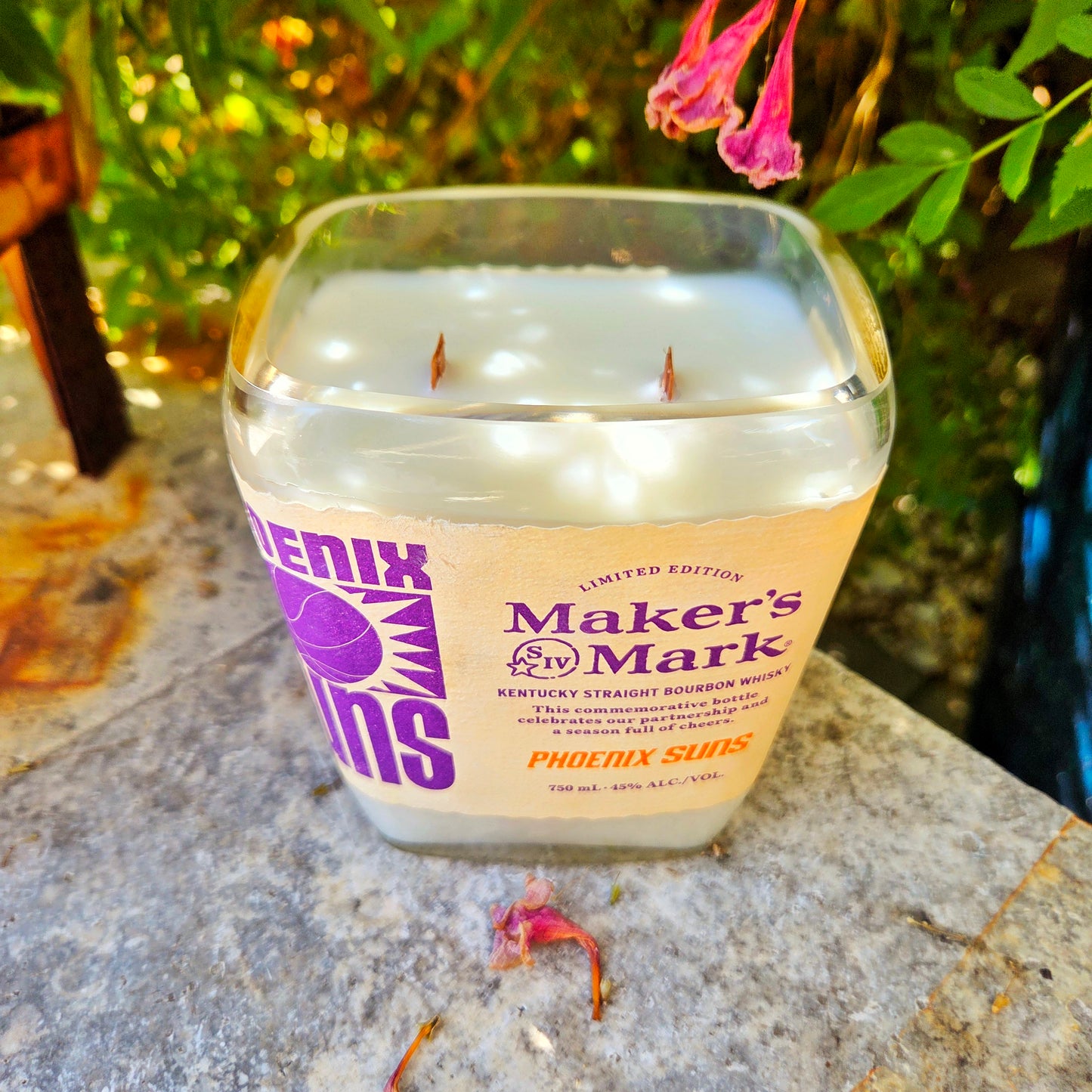 Phoenix Suns Whiskey Bottle Candle | Choose Your Scent