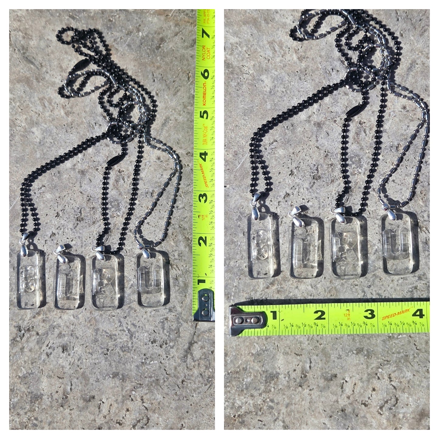 Initial Necklaces | Reclaimed Glass Bottles | Various Styles