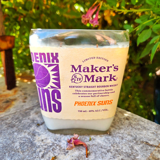 Phoenix Suns Whiskey Bottle Candle | Choose Your Scent