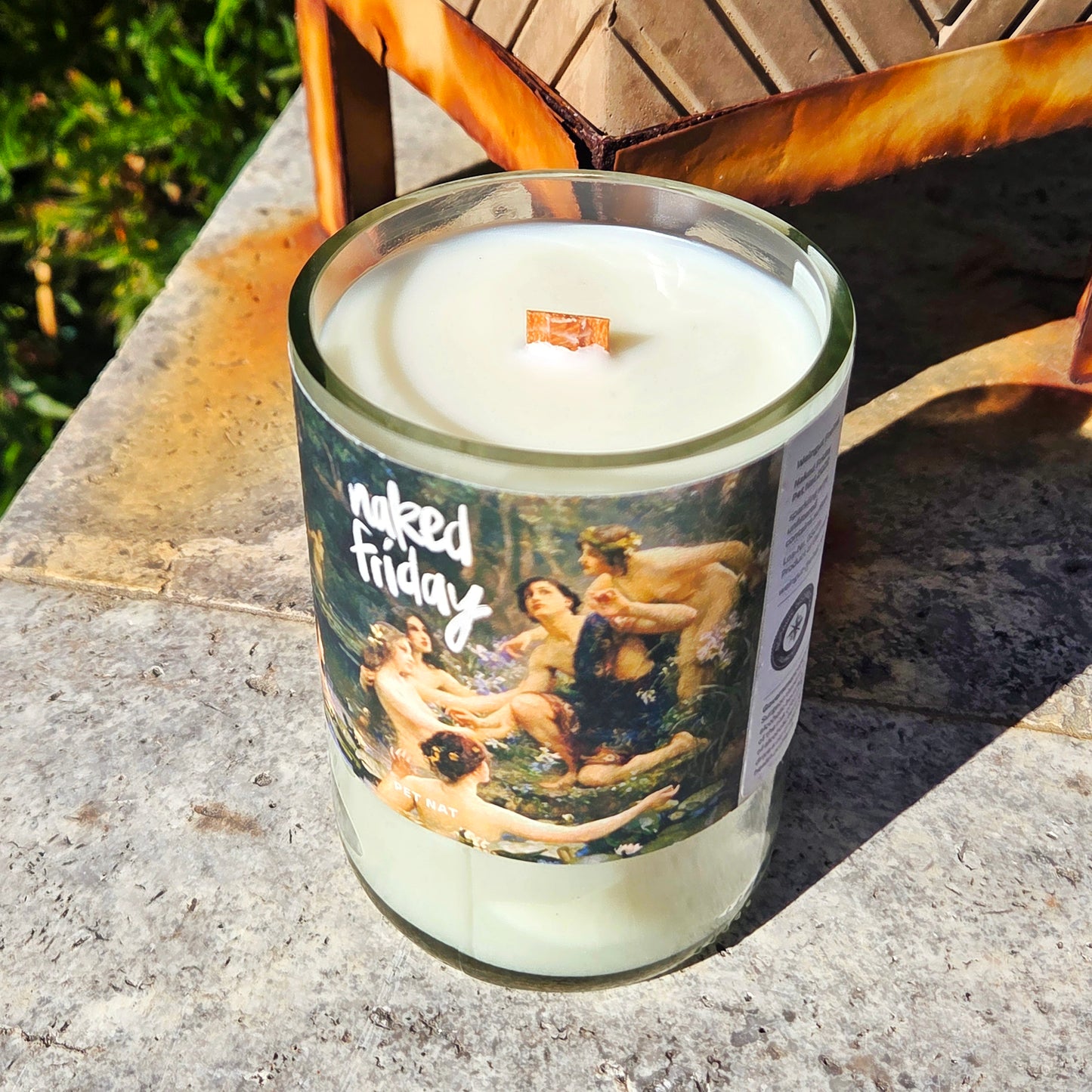 Naked Wine Bottle Candle | Choose Your Scent