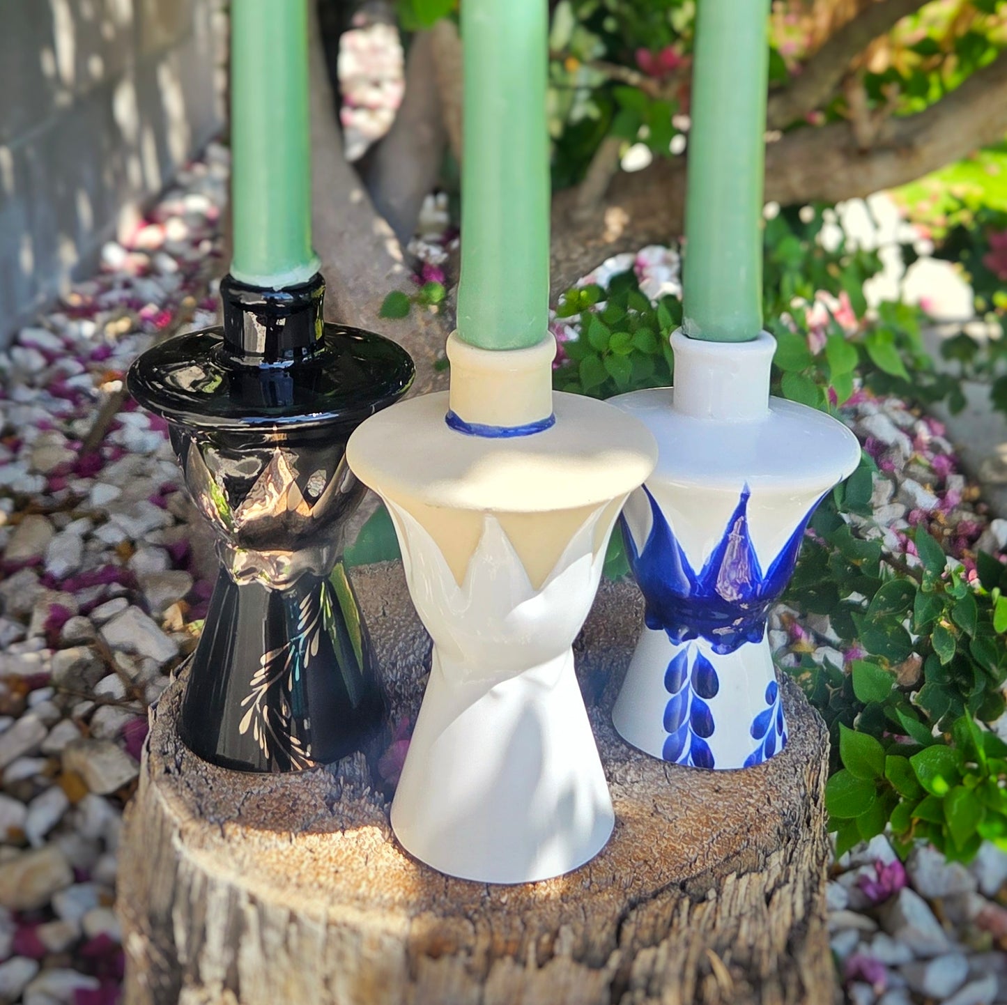 Glass Candlestick Holder | Clase Azul | Tequila Bottle