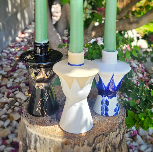 Glass Candlestick Holder | Clase Azul | Tequila Bottle