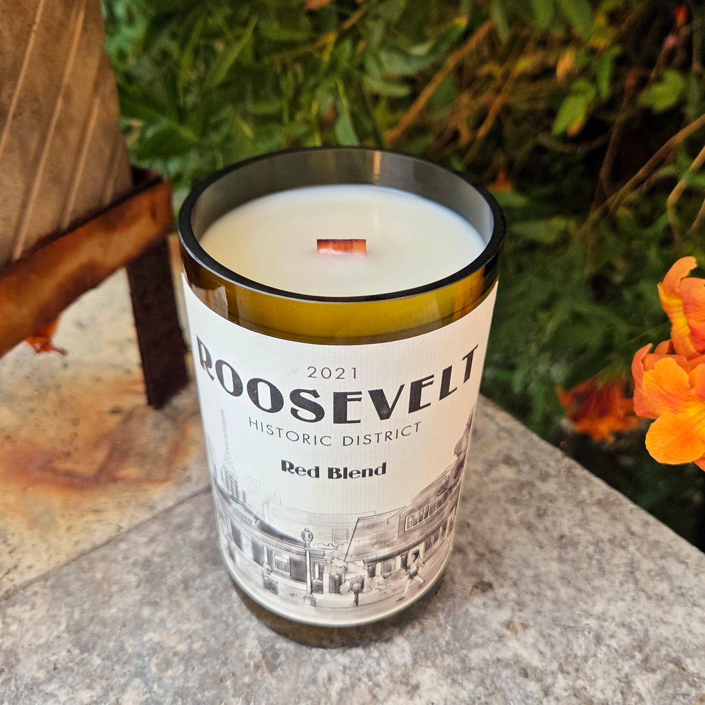Historic Phoenix Wine Bottle Candle | Roosevelt Historic District | Choose Your Scent
