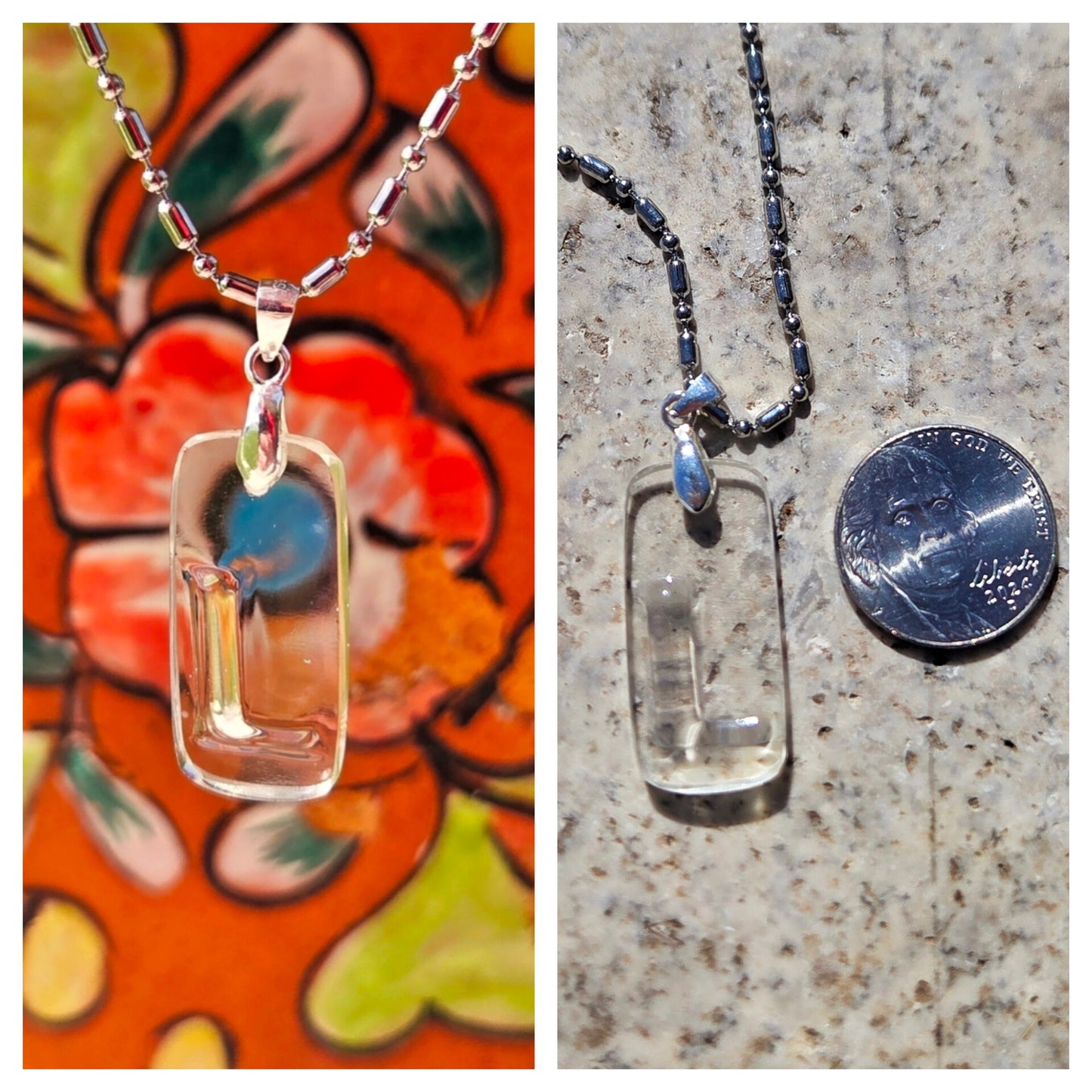 Initial Necklaces | Reclaimed Glass Bottles | Various Styles