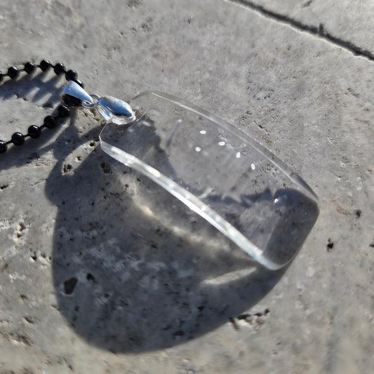 Family Glass Necklace | Reclaimed Wine Bottle Jewelry | Choose Your Chain