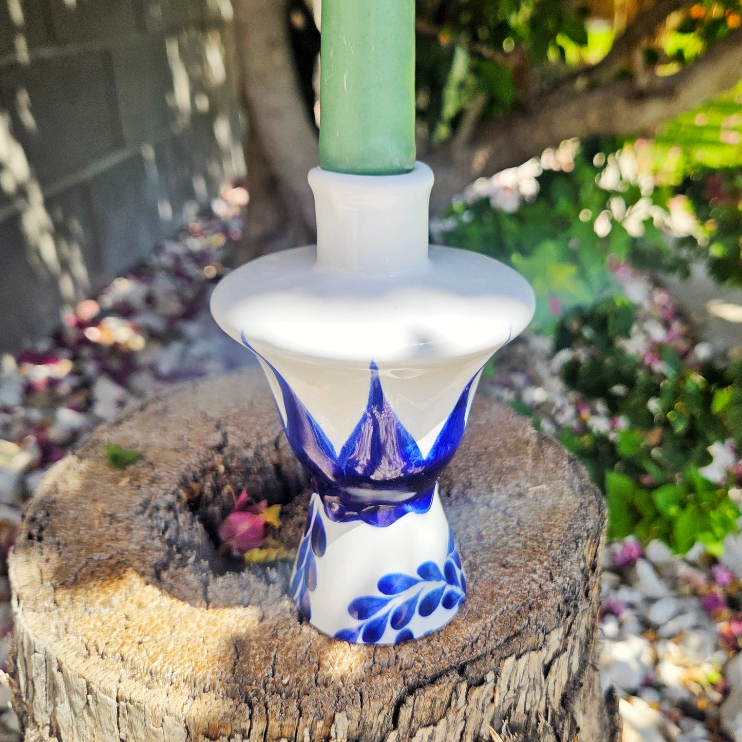 Glass Candlestick Holder | Clase Azul | Tequila Bottle