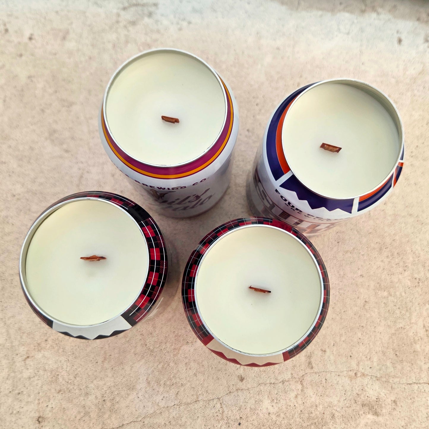 ASU Sun Devils Beer Can Candle | Upcycled 10oz | Goldwater Scent