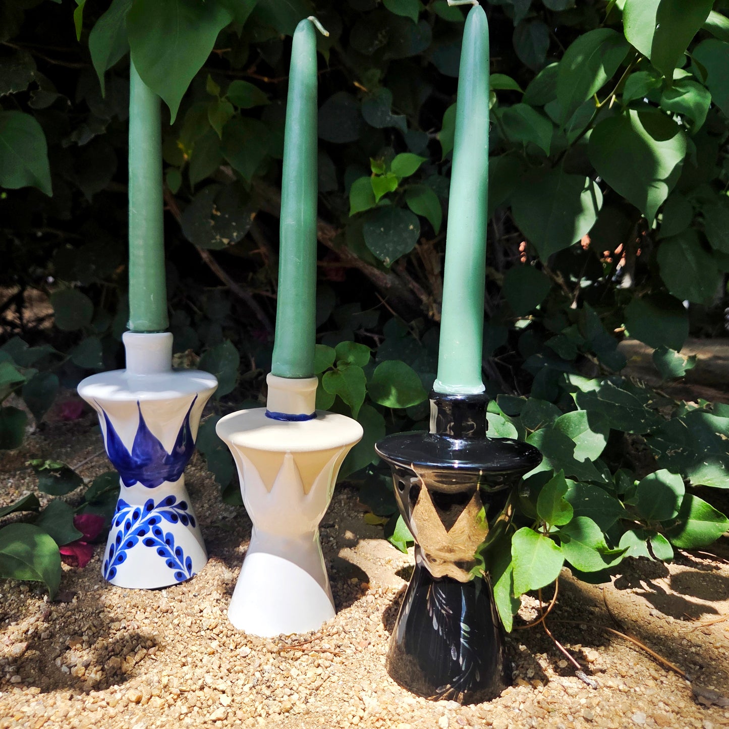 Glass Candlestick Holder | Clase Azul | Tequila Bottle