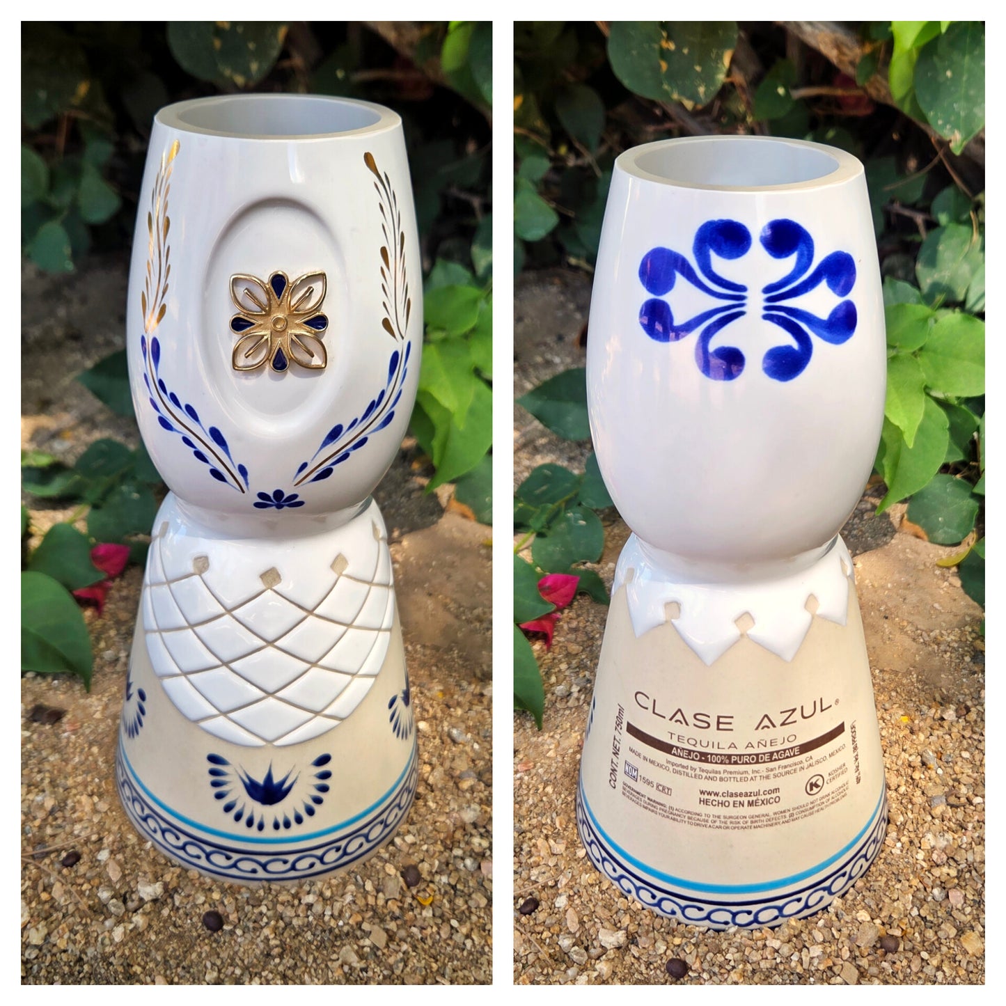 Upcycled Tequila Bottle Candles | Recycled Clase Azul Bottles | Choose Your Scent