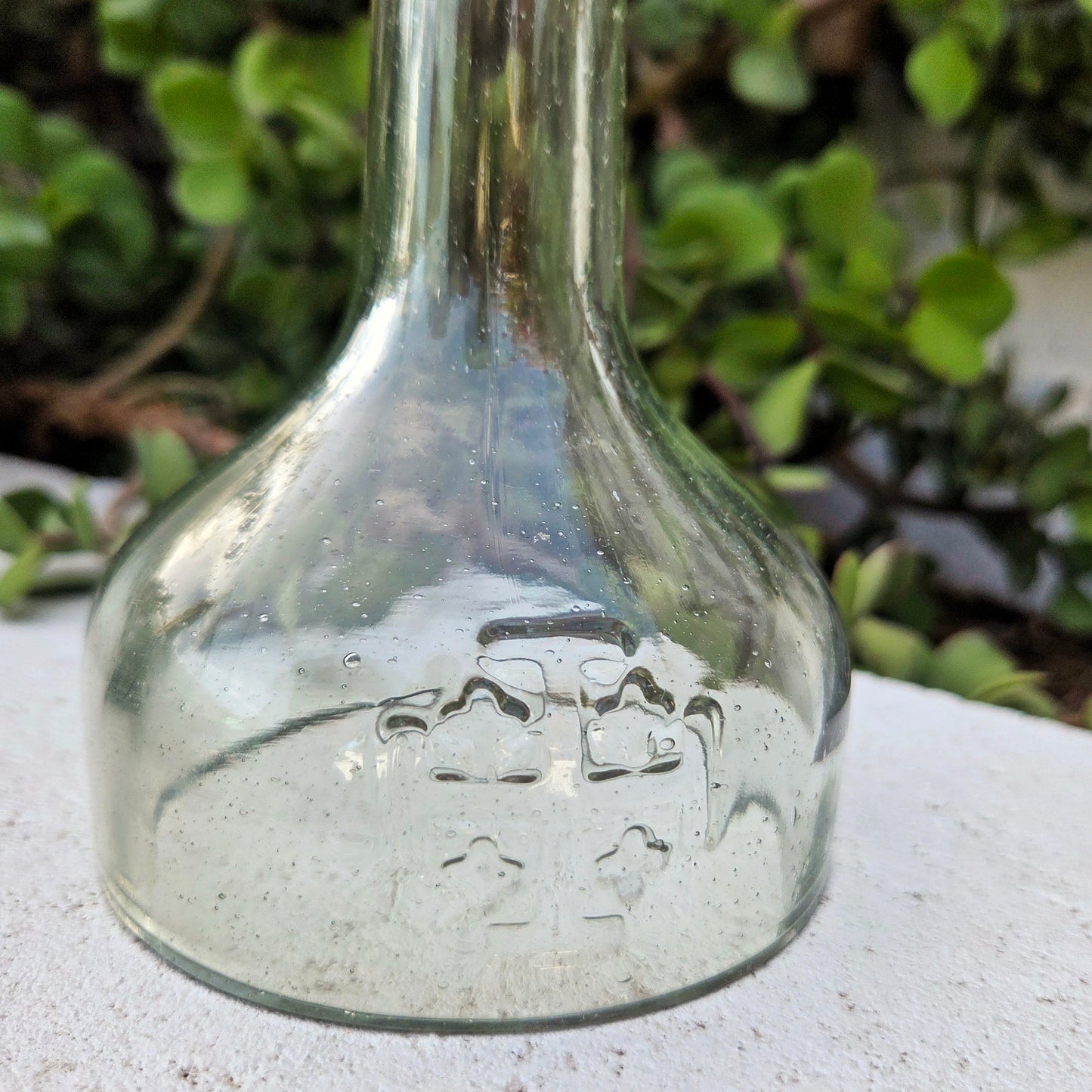 Glass Candlestick Holder | Jerusalem Cross | Tequila Bottle