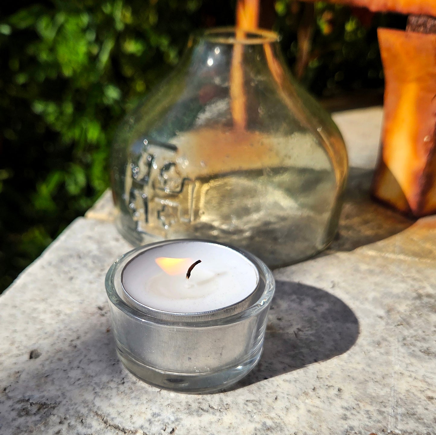 Tequila Bottle Tea Light Cover | Jerusalem Cross