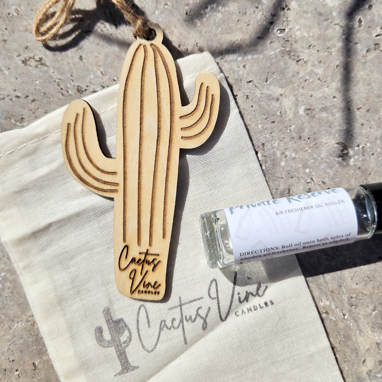 Cactus Air Freshener | Eco Friendly | Reusable