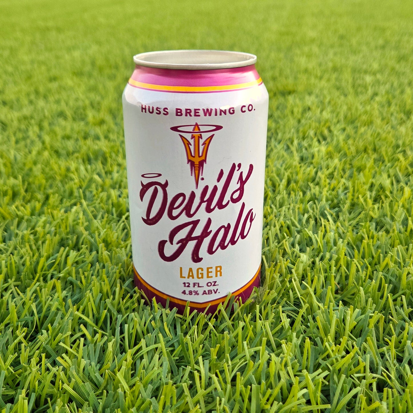 ASU Sun Devils Beer Can Candle | Upcycled 10oz | Goldwater Scent