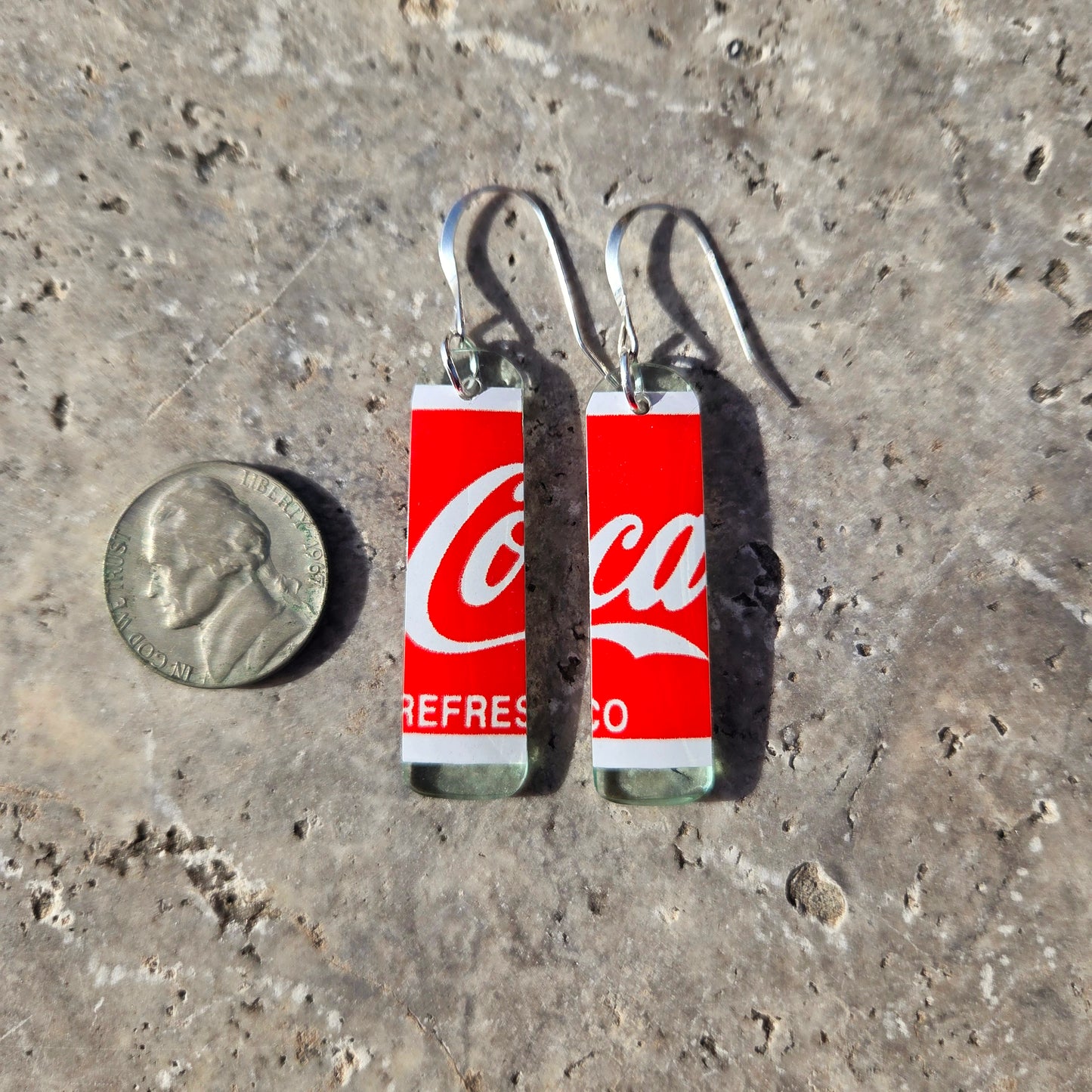 Mexican Soda Bottle Glass Earrings | Single Pair or BFF Style