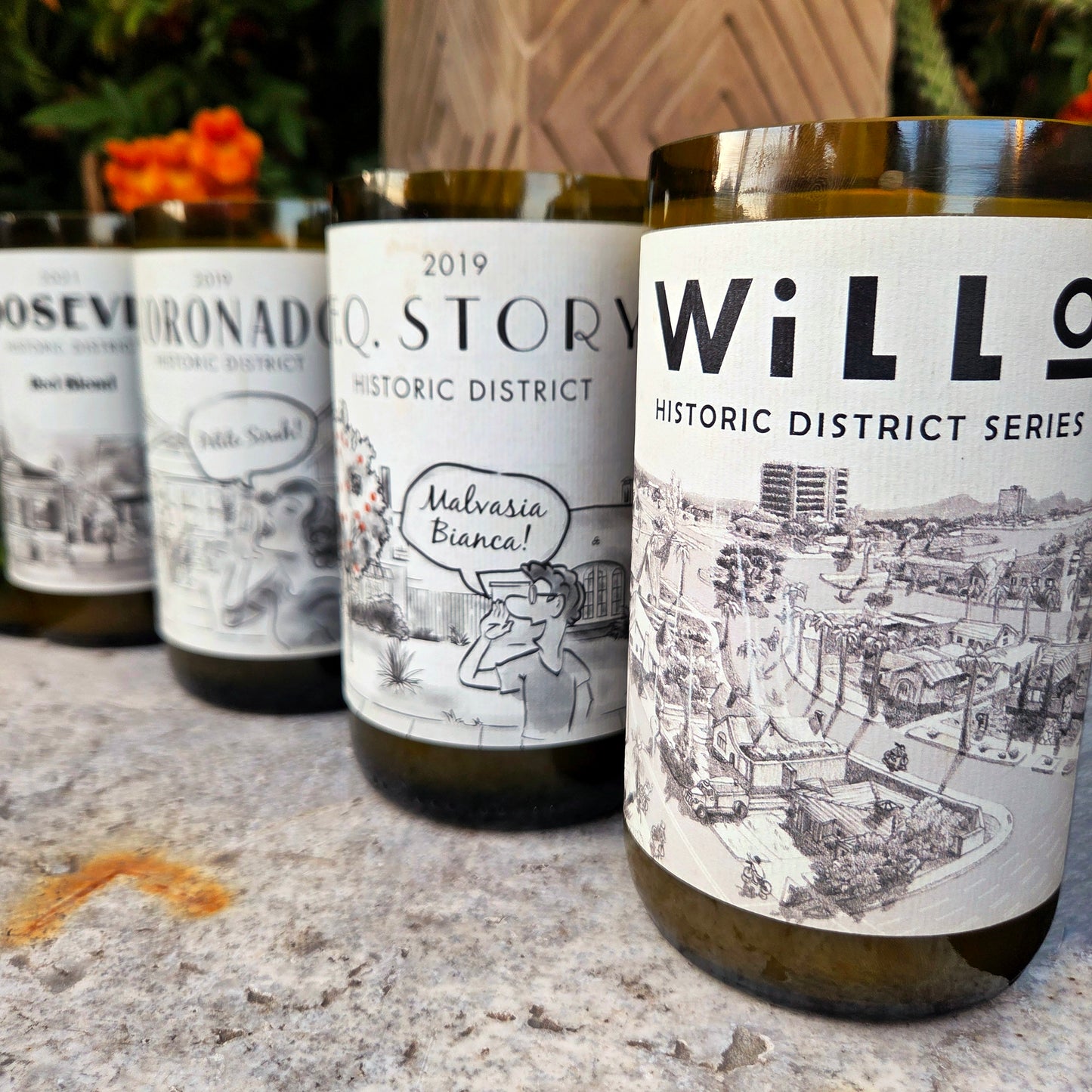 Historic Phoenix Wine Bottle Candle | Roosevelt Historic District | Choose Your Scent