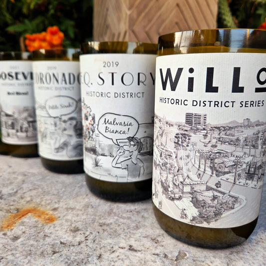 Historic Phoenix Wine Bottle Candle | Coronado District | Choose Your Scent