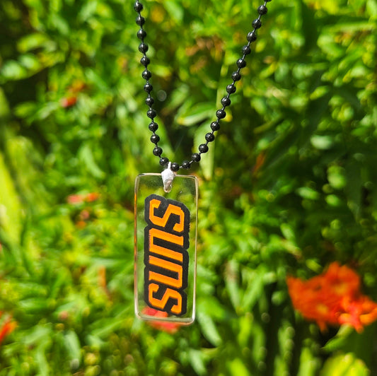 Suns Glass Necklace | Reclaimed Milk Bottle Jewelry