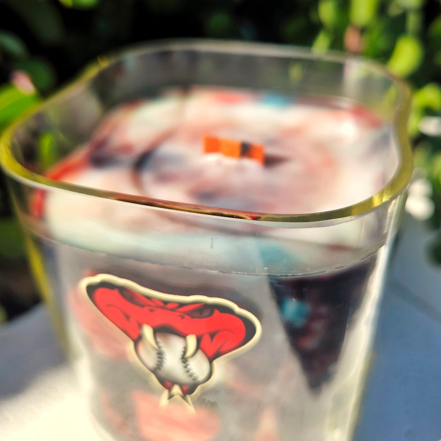 Arizona DBacks Milk Bottle Candle | Baseball Candle | Private Reserve Scent