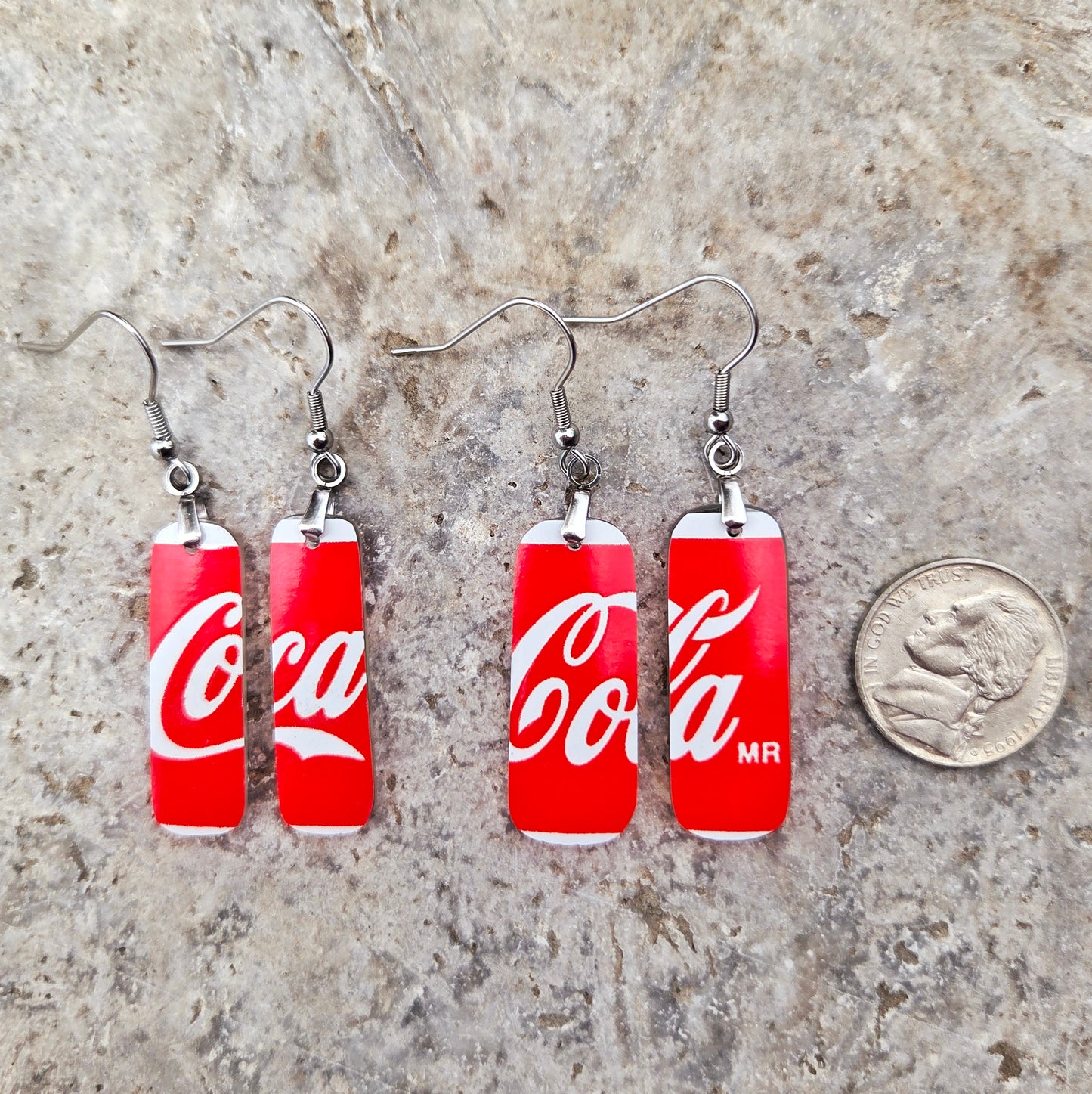 Mexican Soda Bottle Glass Earrings | Single Pair or BFF Style